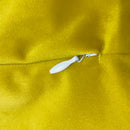 Bright Yellow Velvet Poäng Slipcovers – Compatible with IKEA Poäng Chair & Footstool – Luxurious Polyester Velvet