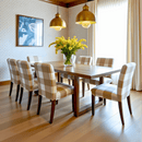 2 Pack, Buffalo Check Beige Dining Chair Cover, Compatible with IKEA Henriksdal, Euro/Aus