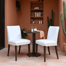 White European Linen Canvas Dining Chair Slipcovers – Set of 2 – Compatible with IKEA Henriksdal (USA/Canada Size)