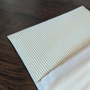 Beige Pinstripe Cushion Cover, Compatible with IKEA Children's Poang