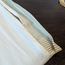 Beige Pinstripe Cushion Cover, Compatible with IKEA Children's Poang