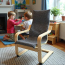 Black Vine Slipcover for IKEA Children's Poang Chair