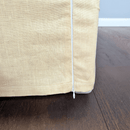Farmhouse Beige European Linen Slipcover – Compatible with IKEA Knopparp Sofa (2-Seater or 3-Seater)