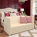 Farmhouse Beige European Linen Slipcover – Compatible with IKEA Knopparp Sofa (2-Seater or 3-Seater)
