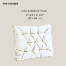 Black White Stripe Outdoor Cushion Covers – 2 Pack | Patio Pillow Covers | Fits IKEA Duvholmen & Kuddarna