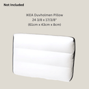 Blue Rain Outdoor Cushion Covers – 2 Pack | Coastal Patio Pillow Covers | Fits IKEA Duvholmen & Kuddarna