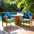 2 Pack Outdoor Seat Covers | Banana Leaf | Compatible with IKEA Duvholmen Inner Cushion