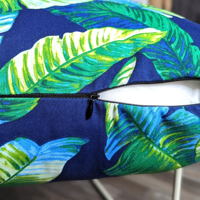 2 Pack Outdoor Seat Covers | Banana Leaf | Compatible with IKEA Duvholmen Inner Cushion