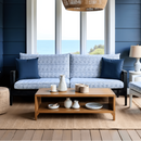 Blue Rain Outdoor Slipcover Set – 4 Pack (2 Pillow Covers + 2 Seat Covers) – Compatible with Select IKEA Cushions