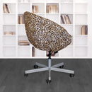 Leopard Cheetah Brown Slip Cover, Compatible with IKEA SKRUVSTA