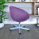 Lavender Purple Velvet Slipcover – Compatible with IKEA Skruvsta Chair