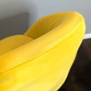 Bright Yellow Velvet Slipcover – Compatible with IKEA Skruvsta Chair