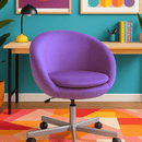 Lavender Purple Velvet Slipcover – Compatible with IKEA Skruvsta Chair