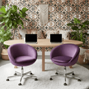 Lavender Purple Velvet Slipcover – Compatible with IKEA Skruvsta Chair
