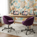 Lavender Purple Velvet Slipcover – Compatible with IKEA Skruvsta Chair