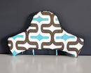Baby Highchair Cushion Cover for IKEA Klammig, Pyttig, Antilop, Retro Blue