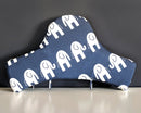 IKEA Highchair Cushion Cover for Klammig, Pyttig, Antilop Elephant Navy Blue