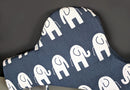 IKEA Highchair Cushion Cover for Klammig, Pyttig, Antilop Elephant Navy Blue