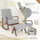 Rocking Chair with Ottoman by LJGDeals