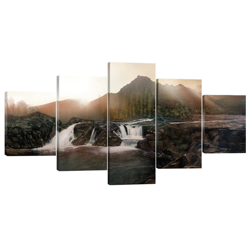 Rocky Hills Canvas - 5 Panel