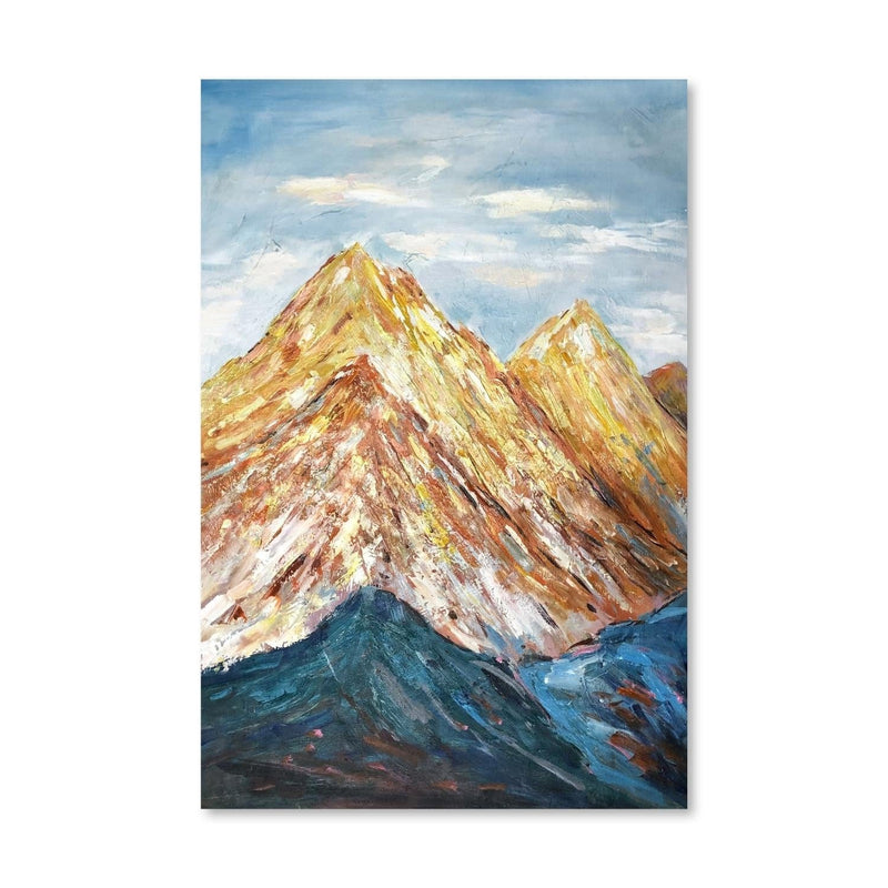 Rocky Terrains Oil Painting