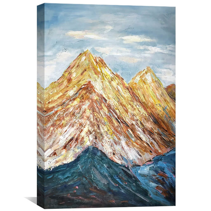 Rocky Terrains Oil Painting