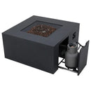 Elementi Rocky Fire Table With Propane Tank Drawer OFG310