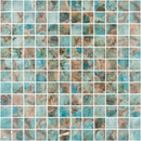 Rodas Glossy 1x1 Glass Mosaics 12x18