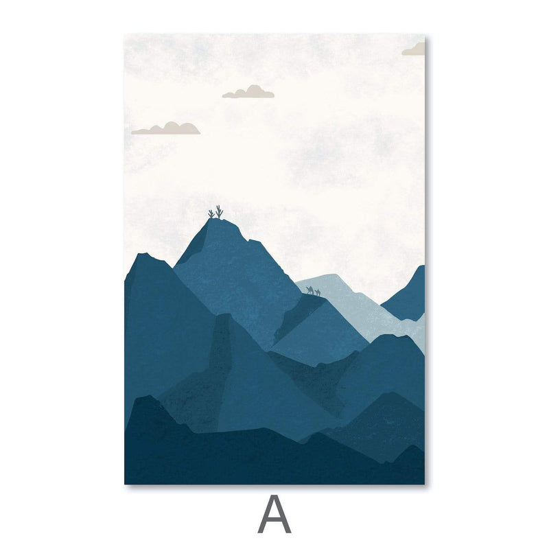 Rolling Mountains Canvas