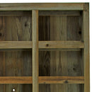 Rolling Redwood Storage Cabinet