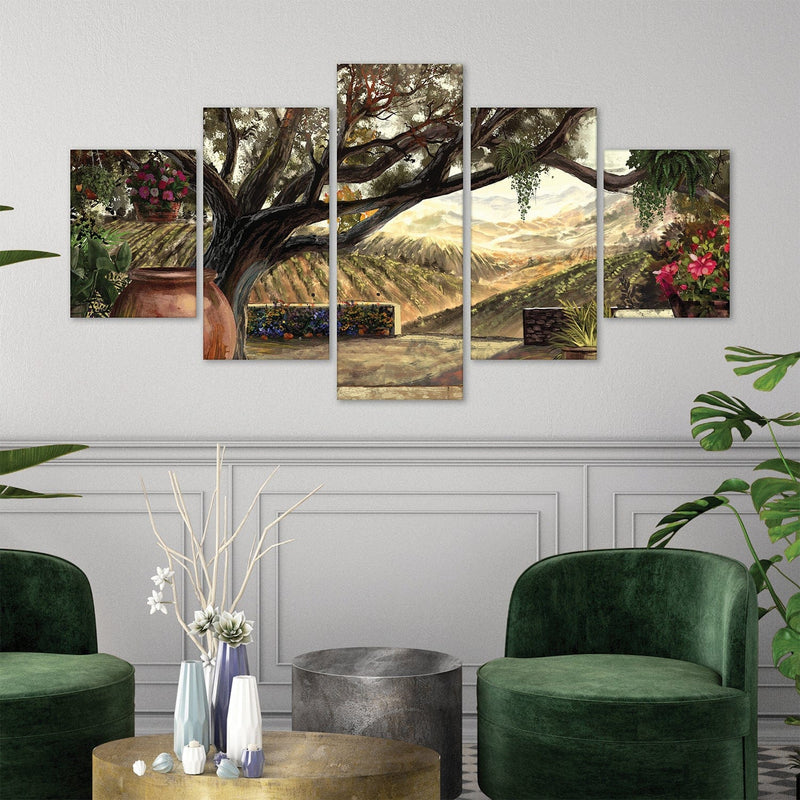 Rolling Tranqulity Canvas - 5 Panel