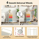 10 Drawer Rolling Storage Cart Organizer with 4 Universal Casters by LJGDeals