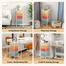 10 Drawer Rolling Storage Cart Organizer with 4 Universal Casters by LJGDeals