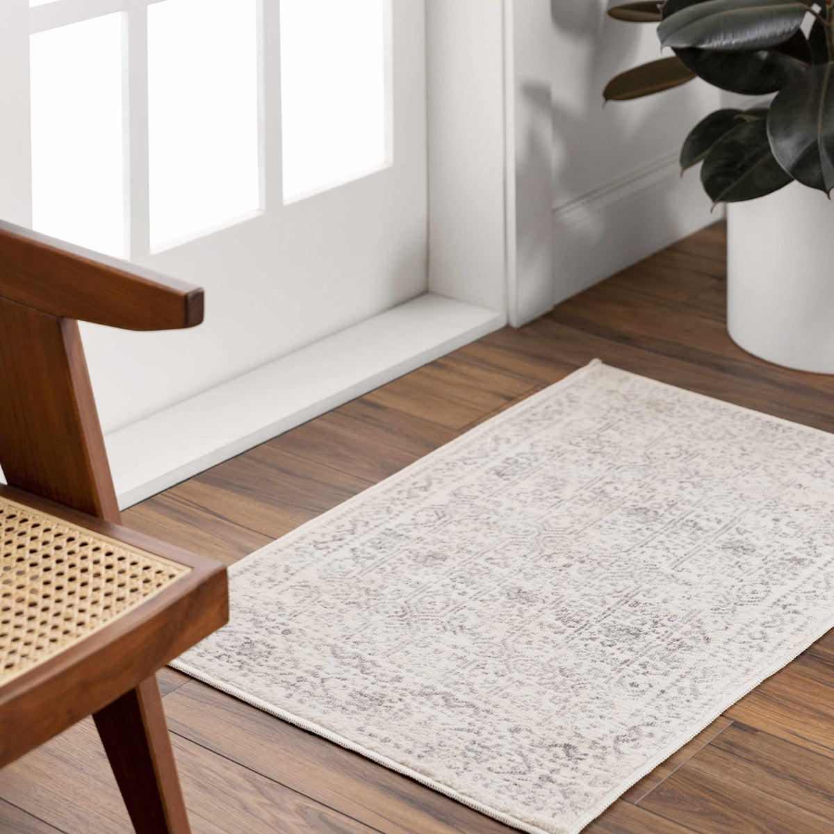 Michie Area Rug, installed in a room