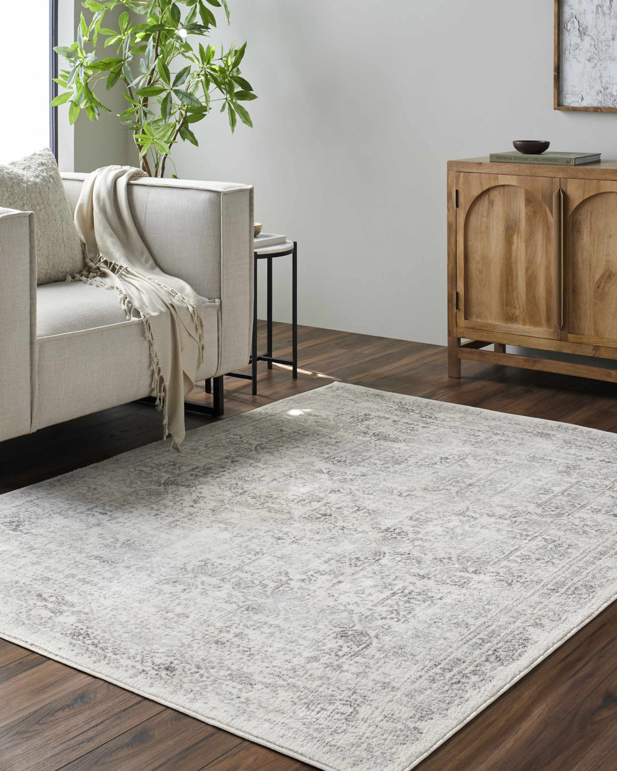 Michie Area Rug, installed in a room