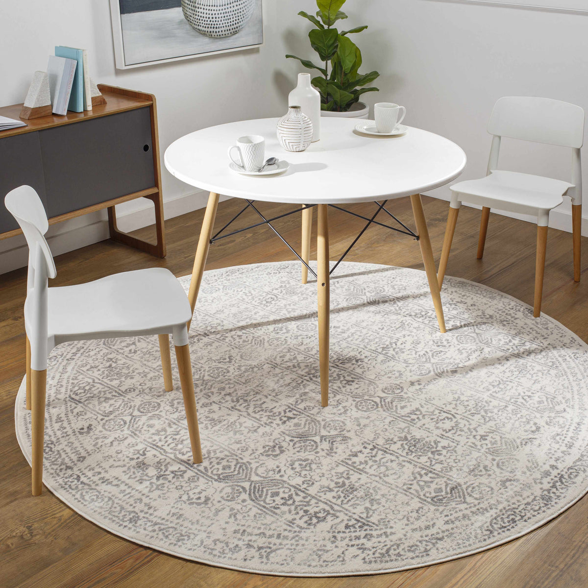 Michie Area Rug, installed in a room