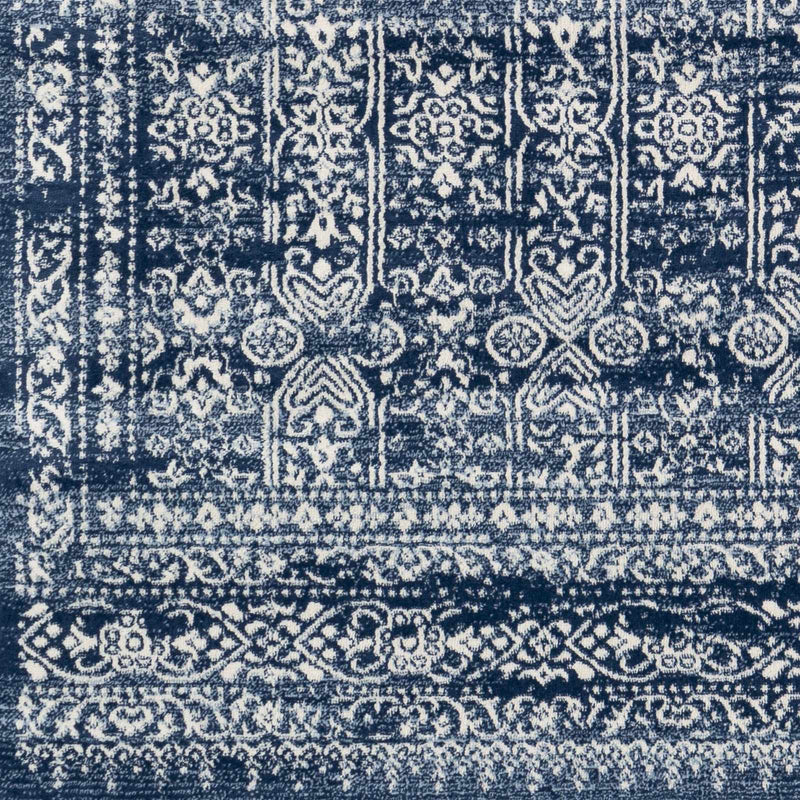 Michie Dark Blue Area Rug