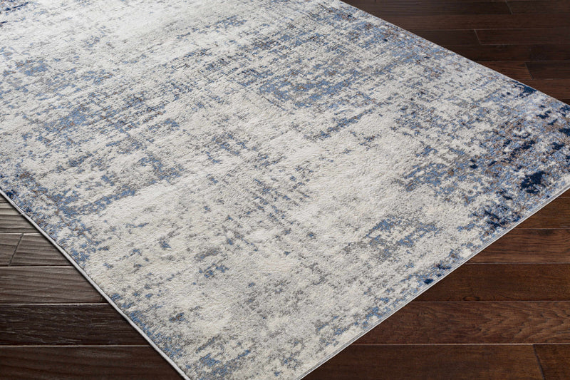 Texanna Abstract Blue/Gray Area Rug