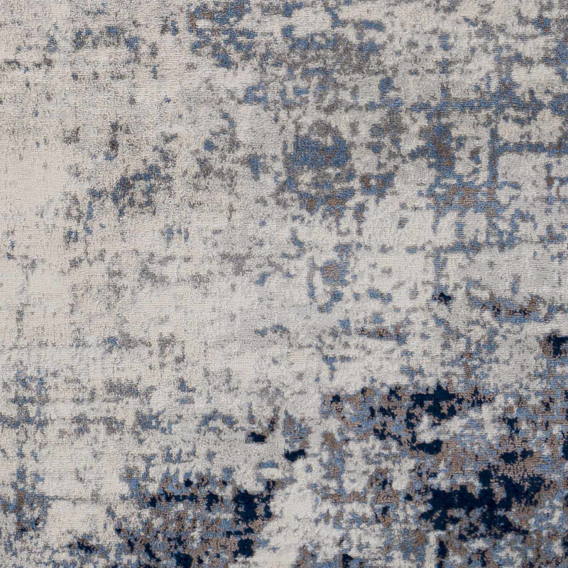 Texanna Abstract Blue/Gray Area Rug