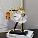 GobekUsa Dancing Couple Sculpture: Romantic Wedding Engagement Figurine for Living Room Bedroom