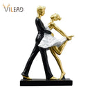 GobekUsa Dancing Couple Sculpture: Romantic Wedding Engagement Figurine for Living Room Bedroom