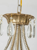 GobekUsa Crystal Heart Ceiling Light - Romantic Princess Bedroom Chandelier