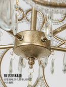 GobekUsa Crystal Heart Ceiling Light - Romantic Princess Bedroom Chandelier