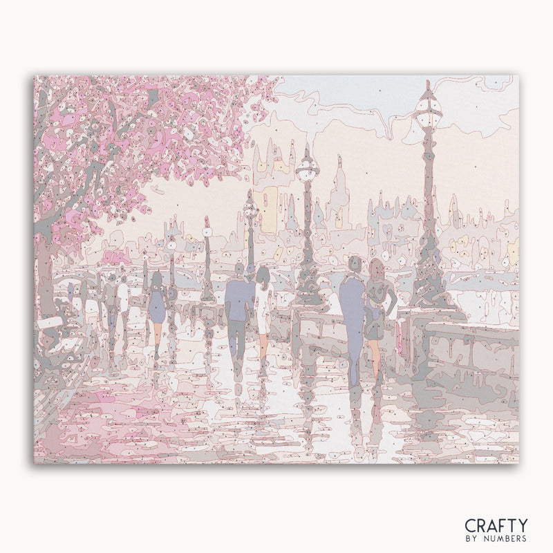 Romantic Raining Park London