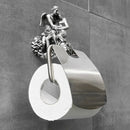 GobekUsa Bathroom Hardware Set: Toilet Paper Holder, Towel Bar, Brush Holder - Mountable Romantic Design