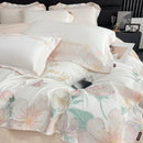 GobekUsa Embroidered Flowers Butterfly Bedding Set - 4Pcs