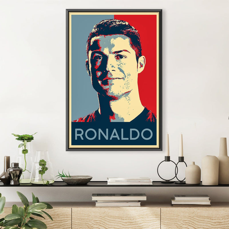 Ronaldo Portrait Canvas