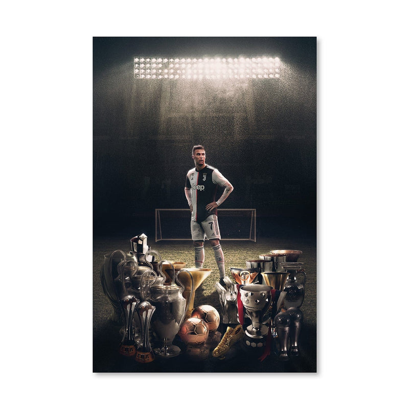 Ronaldo Trophies Canvas