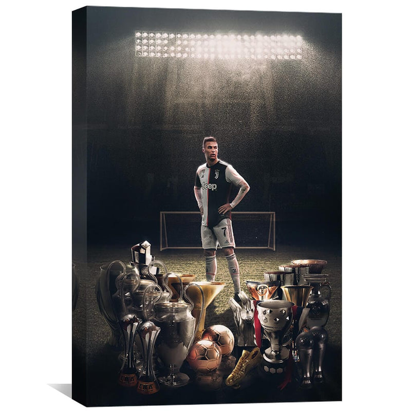 Ronaldo Trophies Canvas