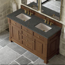 James Martin Brookfield 60" Double Bathroom Vanity, Honey Oak
